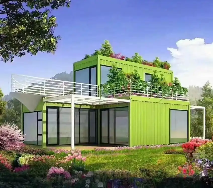 Folding container house