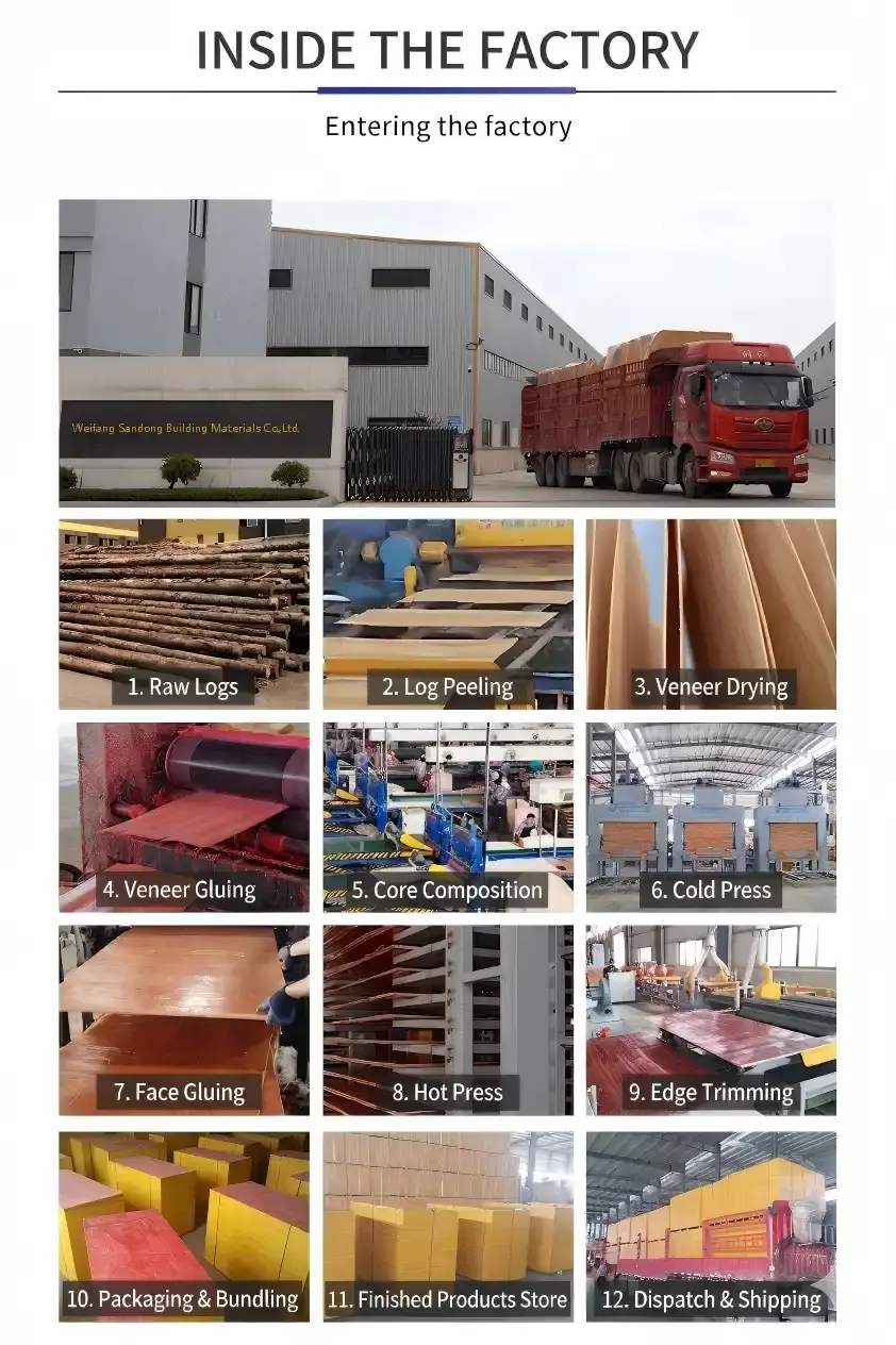 Film faced formwork plywood China
