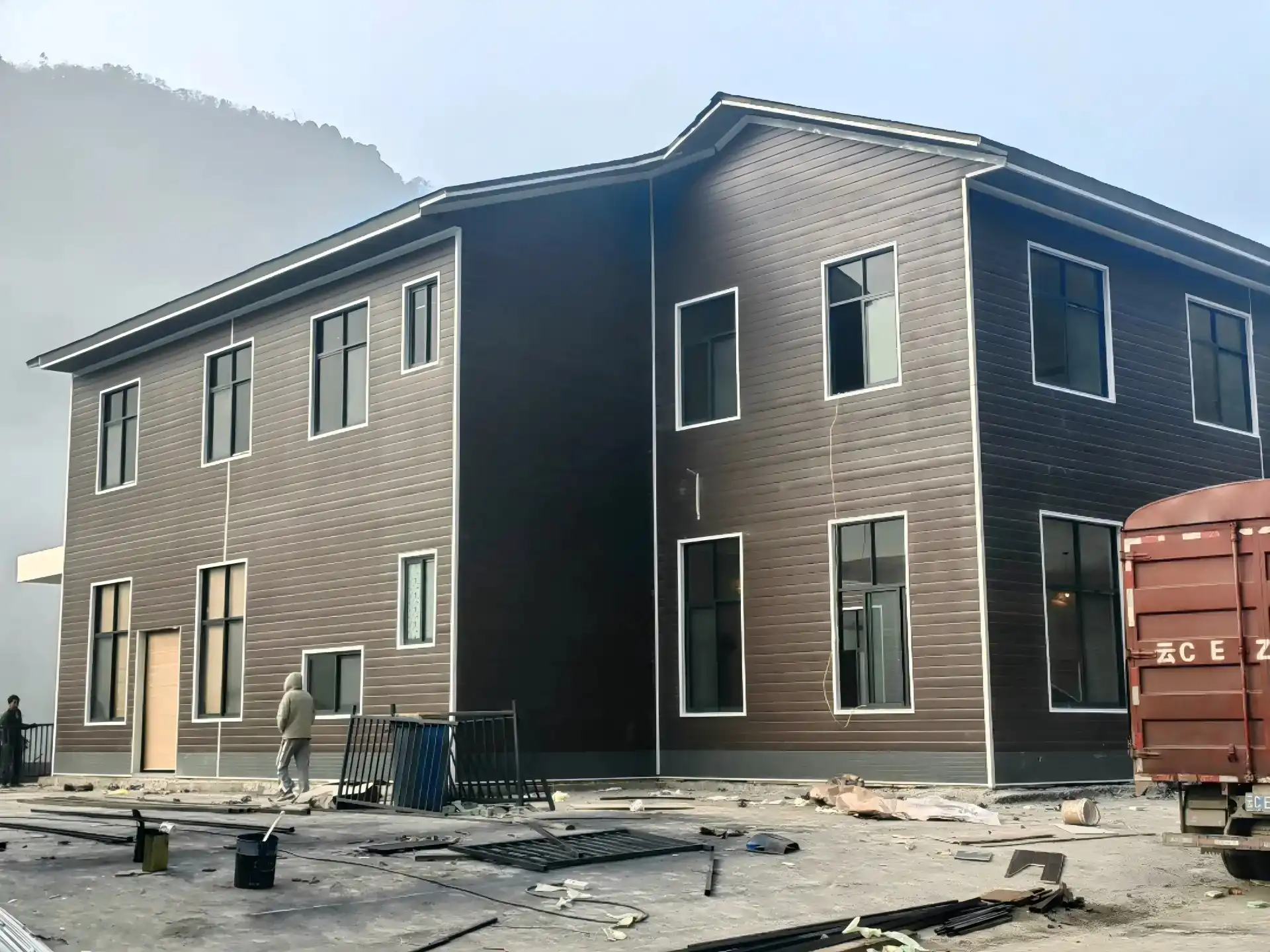 What are fiberglass panels used for?