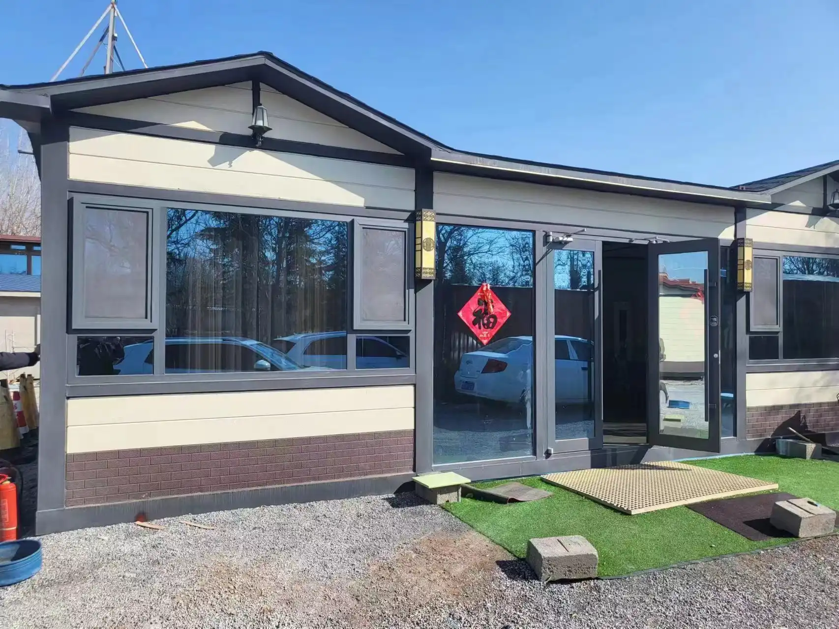 Which mounting method is best for lightweight decorative panels?